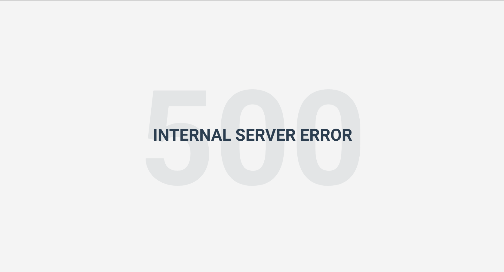 Error Blade Page